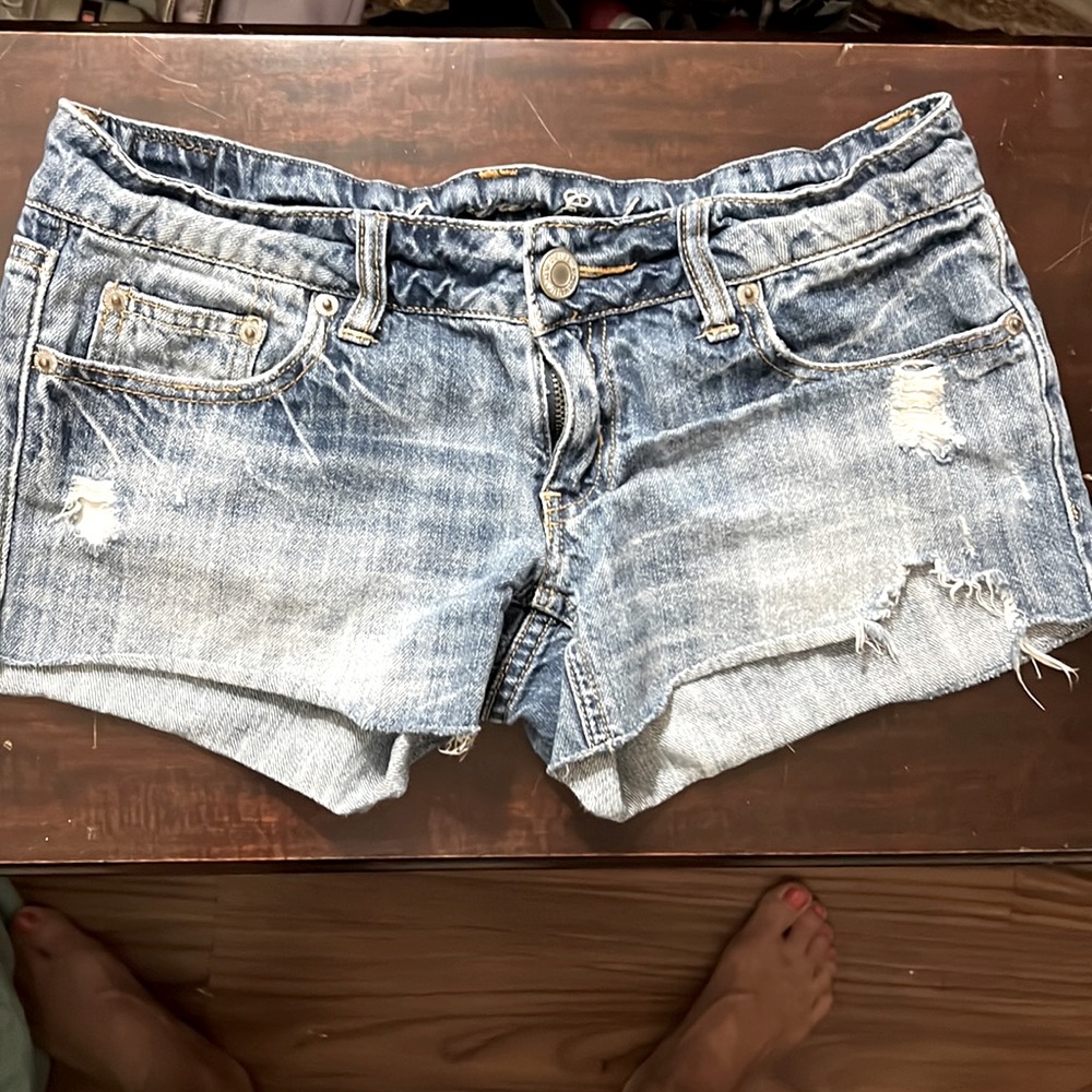 American eagle jean shorts